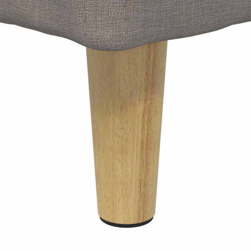 Laikymo osmanas su pagalve Taupe 40 x 40 x 45 cm audinys