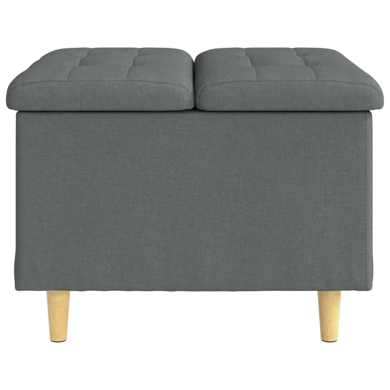Laikymo osmanas Tamsiai pilka 60 x 60 x 45 cm audinys