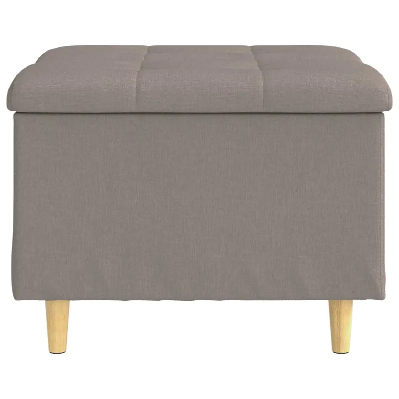 Laikymo osmanas su pagalve Taupe 60 x 60 x 45 cm audinys