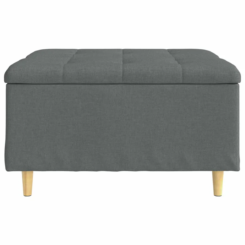 Laikymo osmanas Tamsiai pilka 80 x 80 x 45 cm audinys