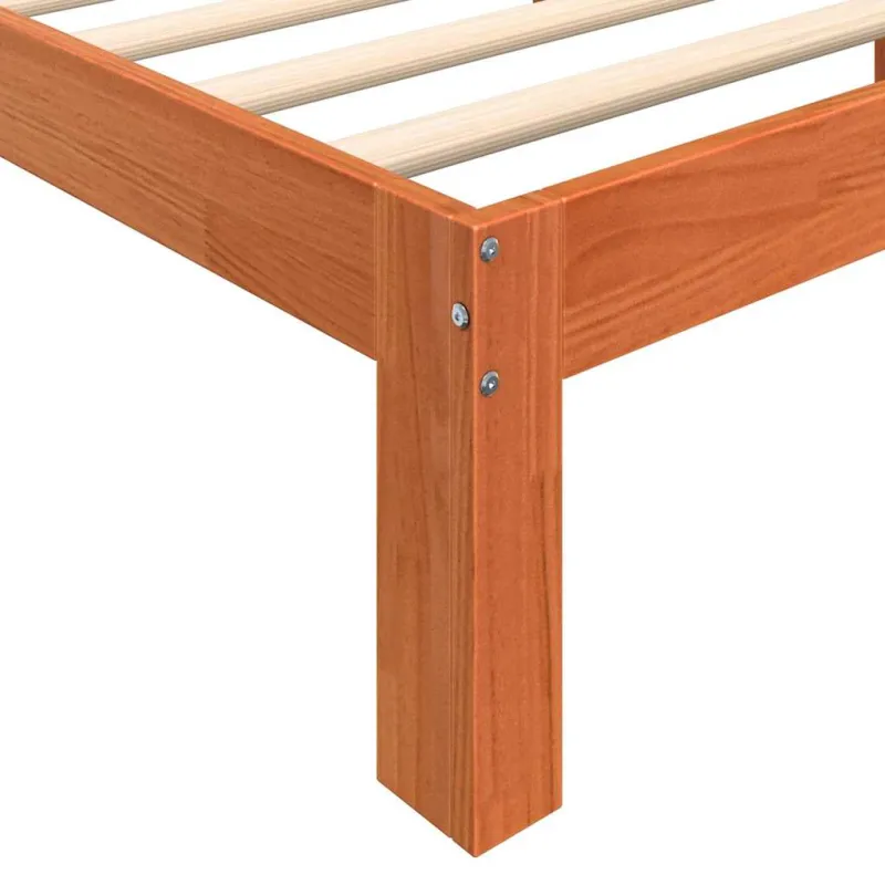 Lovos rėmas su galvūgalio Vaško ruda 203.5 x 205.5 x 69.5 cm