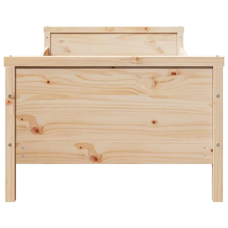 Lovos rėmas su galvūgalio Ruda 80 x 200 cm Apdirbta mediena