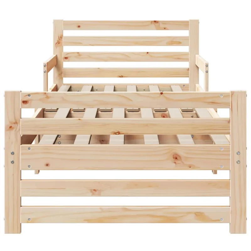 Lovos rėmas su galvūgalio Ruda 80 x 200 cm Apdirbta mediena