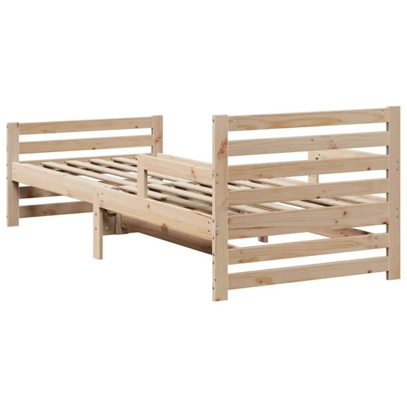 Lovos rėmas su galvūgalio Ruda 80 x 200 cm Apdirbta mediena
