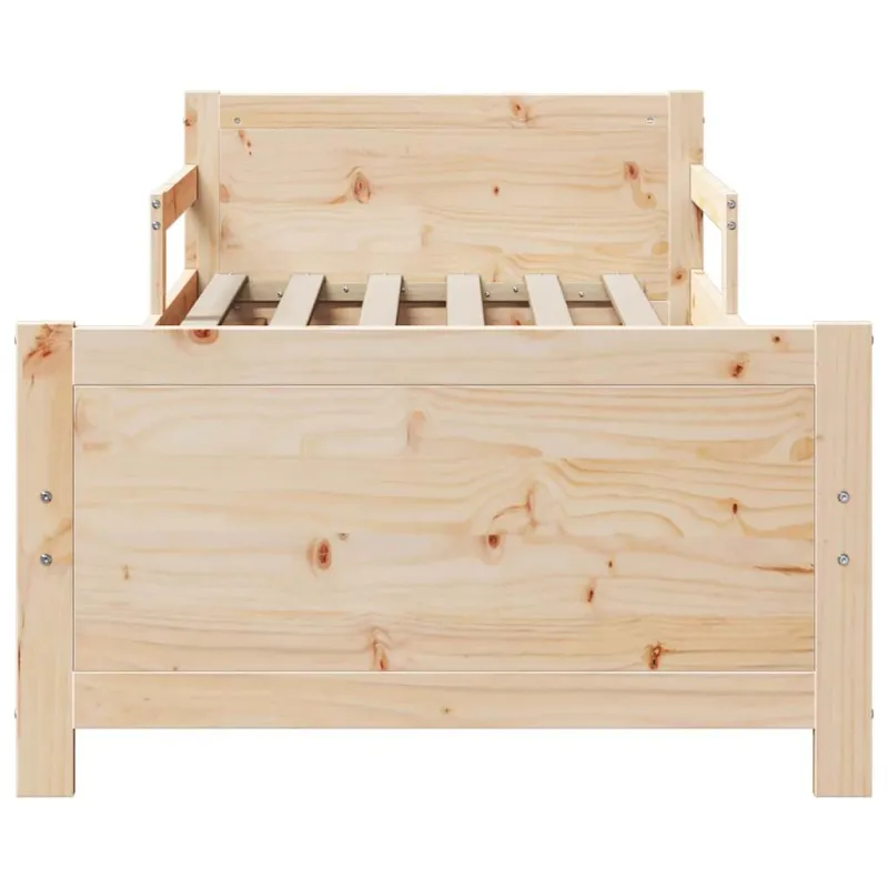 Lovos rėmas su galvūgalio Ruda 80 x 200 cm Apdirbta mediena