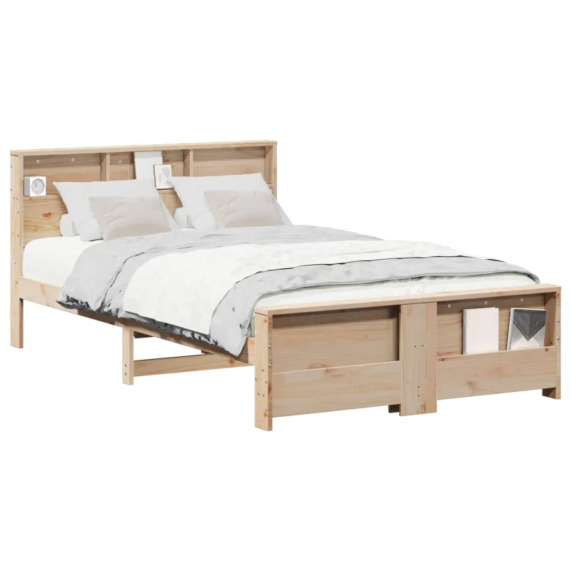Lovos rėmas su galvūgalio Ruda 135 x 190 cm Apdirbta mediena