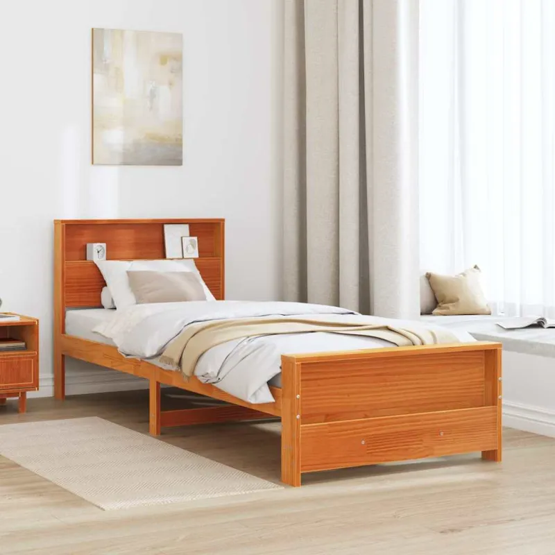 Lovos rėmas Vaško ruda 75 x 190 cm Apdirbta mediena