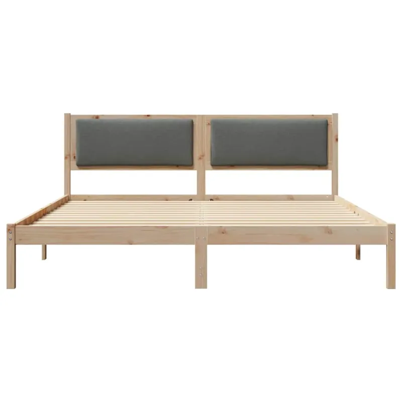 Lovos rėmas Tamsiai pilka 180 x 200 cm Kietos pušies mediena