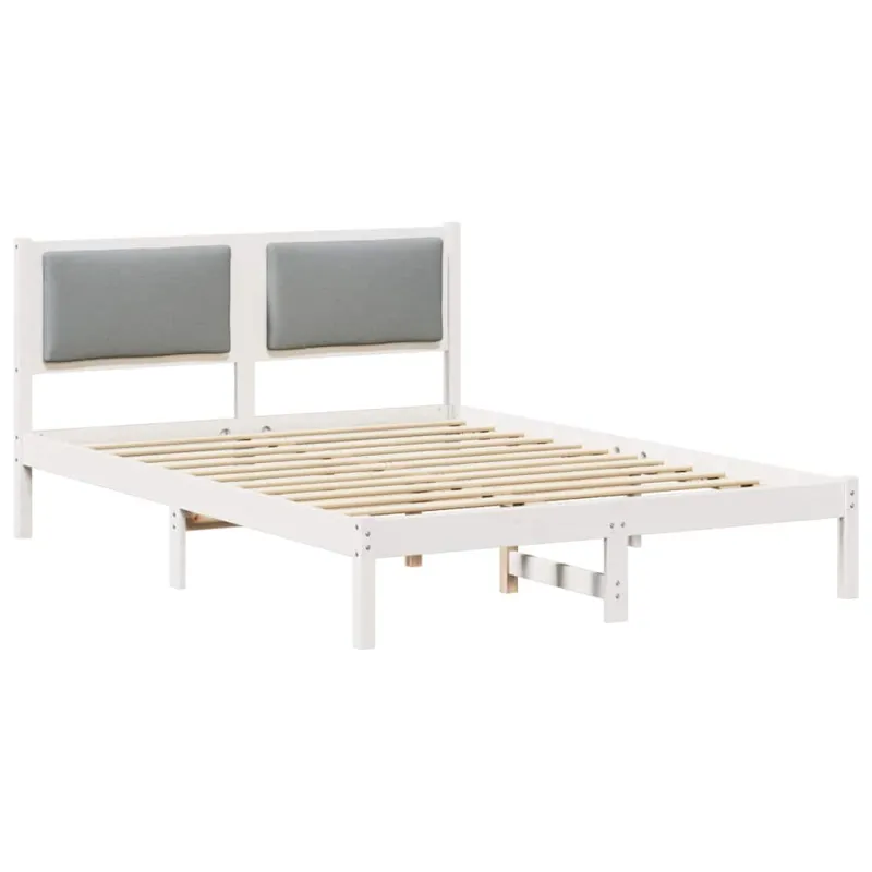 Lovos rėmas Šviesiai pilka 160 x 200 cm Kietos pušies mediena
