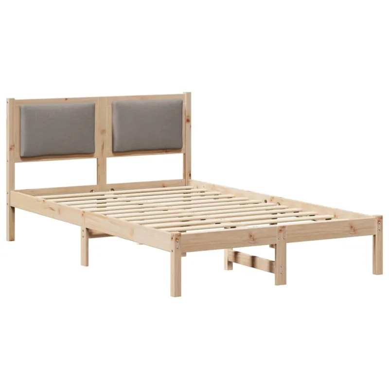 Lovos rėmas Taupe 120 x 190 cm Kietos pušies mediena