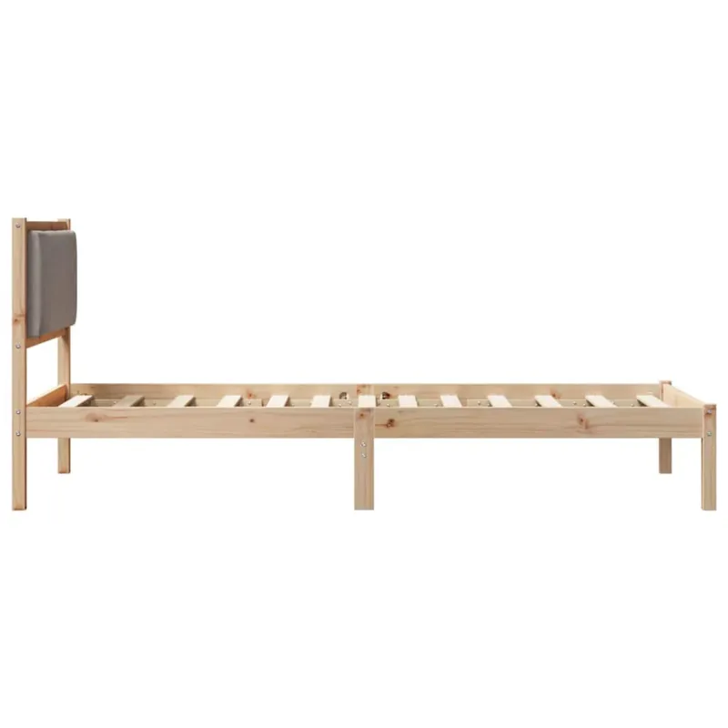 Lovos rėmas Taupe 100 x 200 cm Kietos pušies mediena
