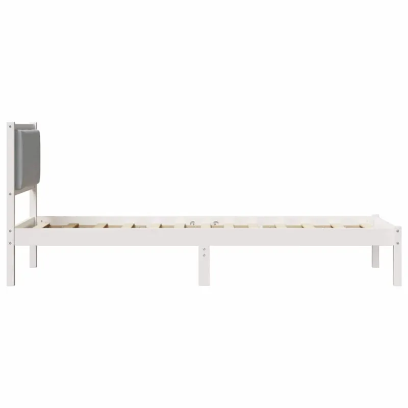 Lovos rėmas Šviesiai pilka 80 x 200 cm Kietos pušies mediena