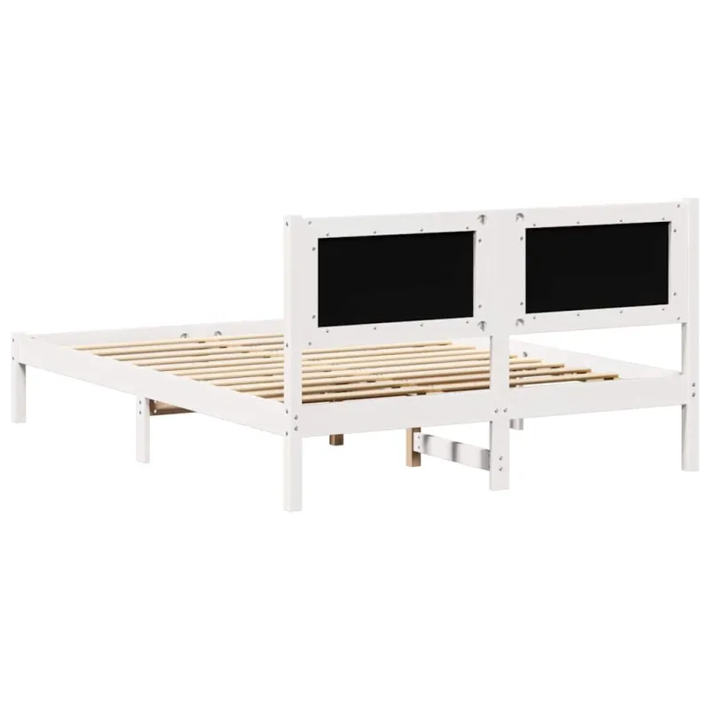 Lovos rėmas Šviesiai pilka 140 x 190 cm Kietos pušies mediena