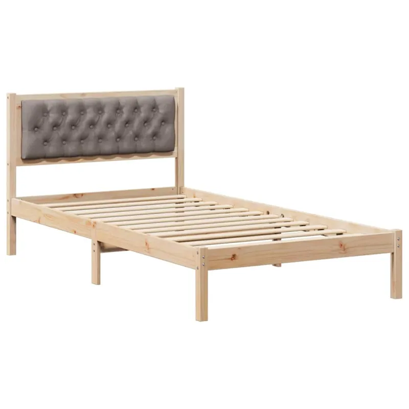 Lovos rėmas Taupe 100 x 200 cm Kietos pušies mediena
