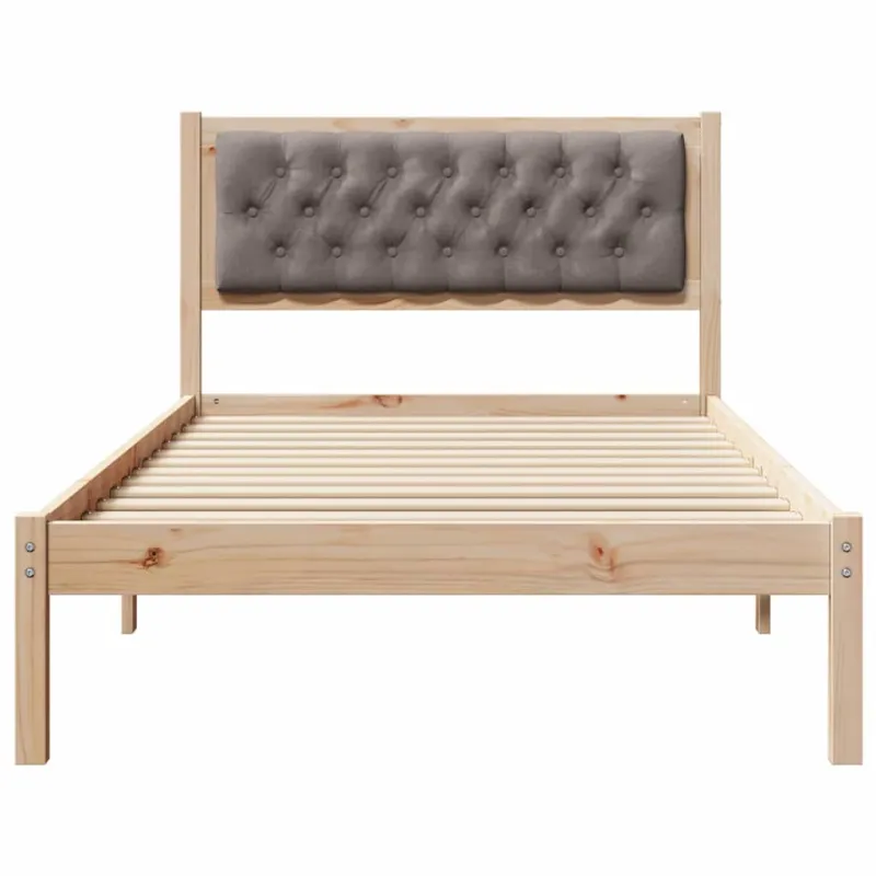 Lovos rėmas Taupe 100 x 200 cm Kietos pušies mediena