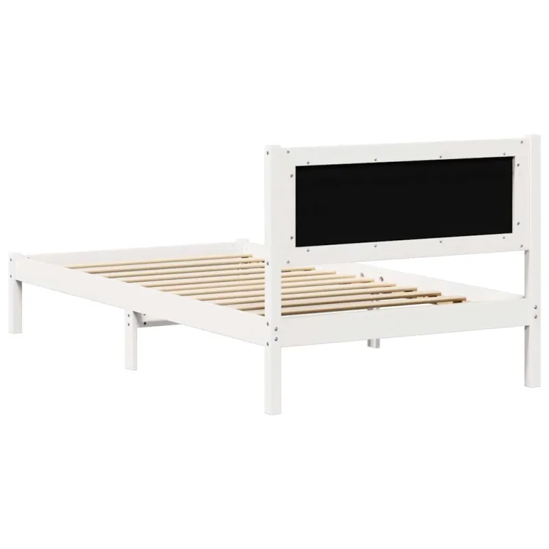Lovos rėmas Šviesiai pilka 100 x 200 cm Kietos pušies mediena
