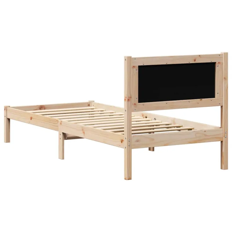 Lovos rėmas Tamsiai pilka 80 x 200 cm Kietos pušies mediena