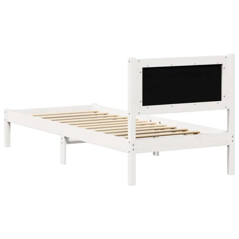 Lovos rėmas Šviesiai pilka 80 x 200 cm Kietos pušies mediena