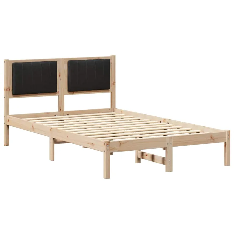 Lovo rėmas su apmuštu galvūgaliu Juoda 120 x 200 cm