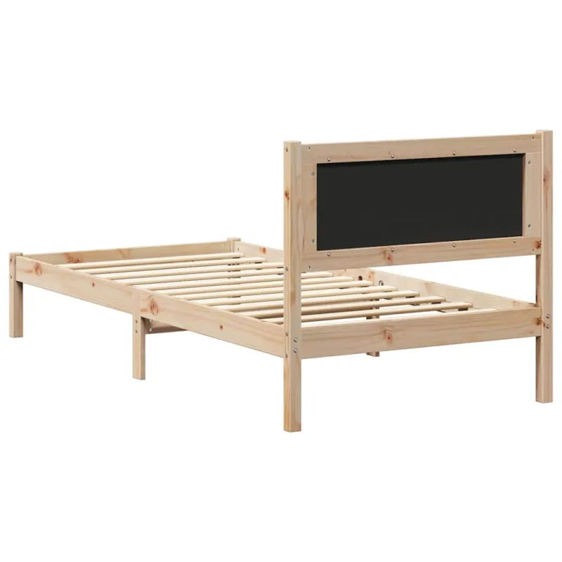 Lovo rėmas su apmuštu galvūgaliu Juoda 90 x 190 cm