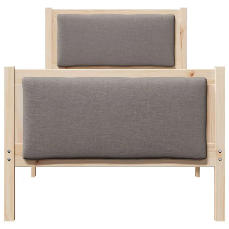 Lovos rėmas su galvūgalio Tortora 80 x 200 cm audinys