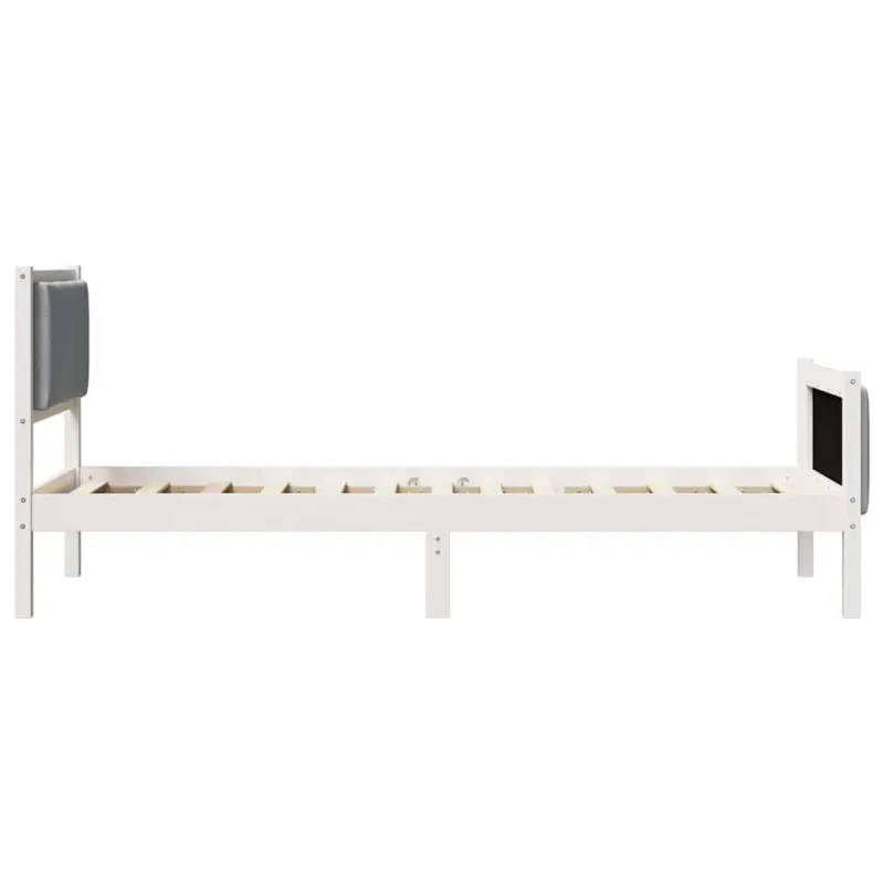 Lovos rėmas su galvūgalio Šviesiai pilka 80 x 200 cm audinys