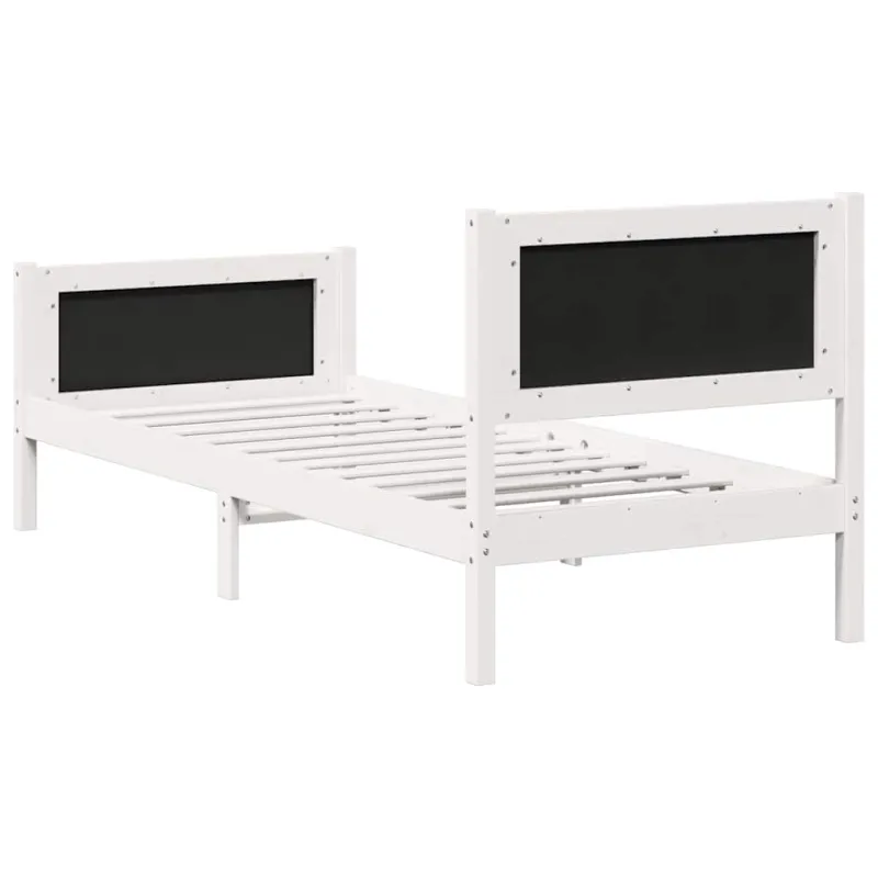 Lovos rėmas Šviesiai pilka 80 x 200 cm Kietos pušies mediena