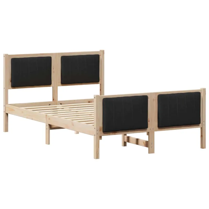Lovos rėmas Ruda ir juoda 120 x 190 cm Pušies masyvas