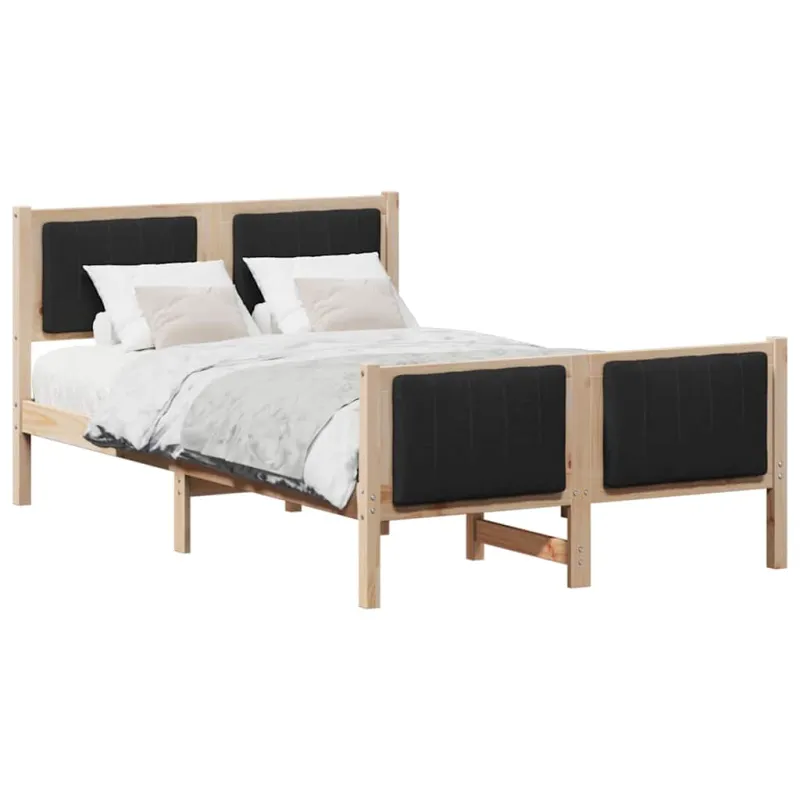 Lovos rėmas Ruda ir juoda 120 x 190 cm Pušies masyvas