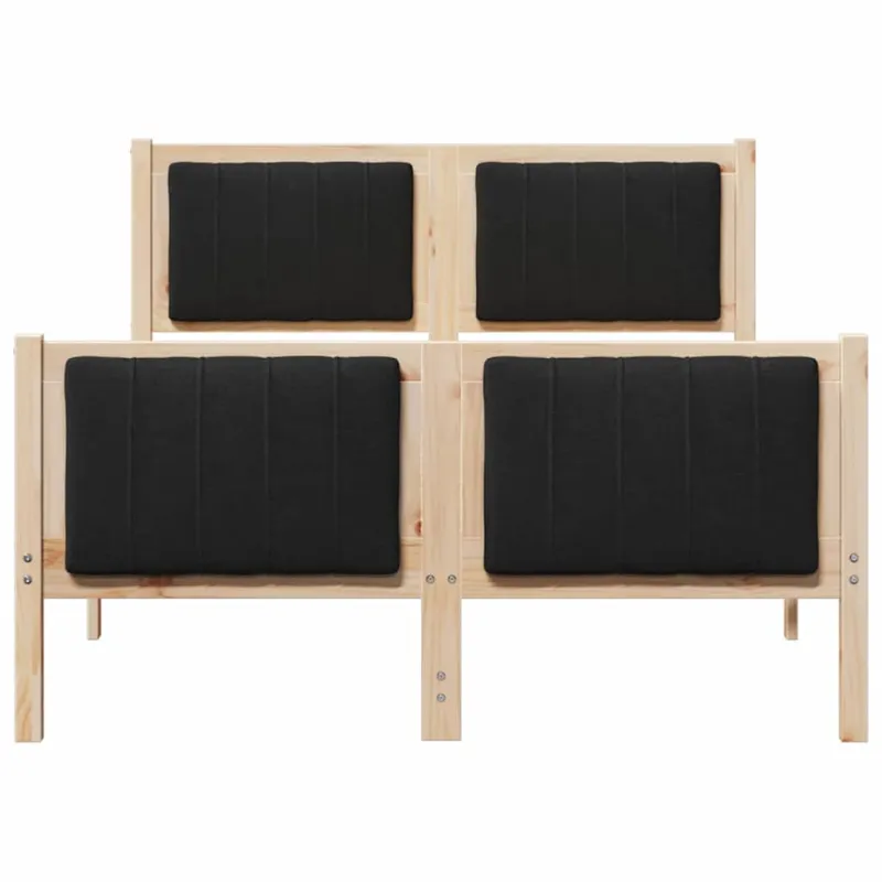 Lovos rėmas Ruda ir juoda 120 x 190 cm Pušies masyvas