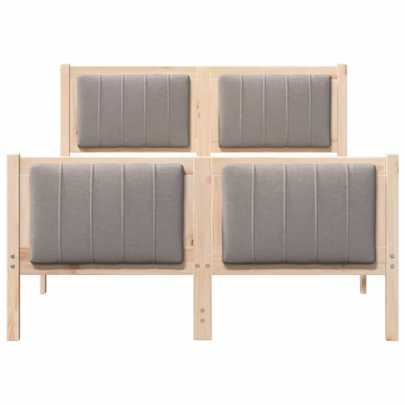 Lovos rėmas Ruda ir taupe 120 x 190 cm Pušies masyvas