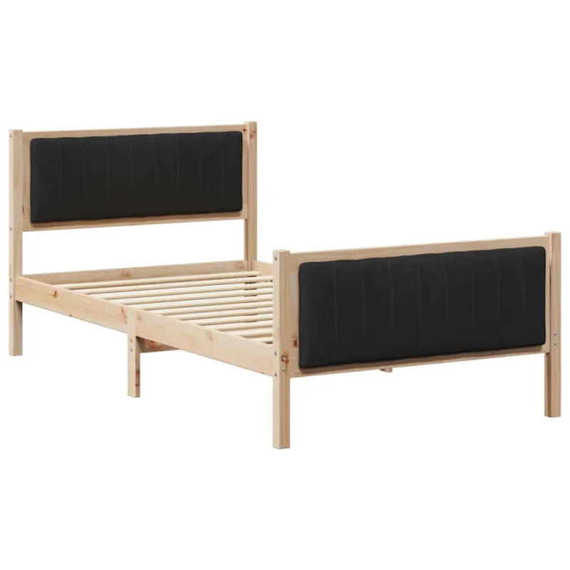 Lovos rėmas Ruda ir juoda 100 x 200 cm Pušies masyvas