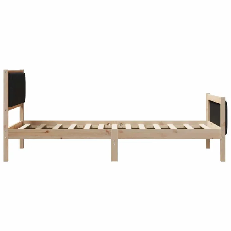 Lovos rėmas Ruda ir juoda 100 x 200 cm Pušies masyvas