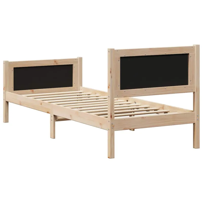 Lovos rėmas Ruda ir juoda 80 x 200 cm Pušies masyvas