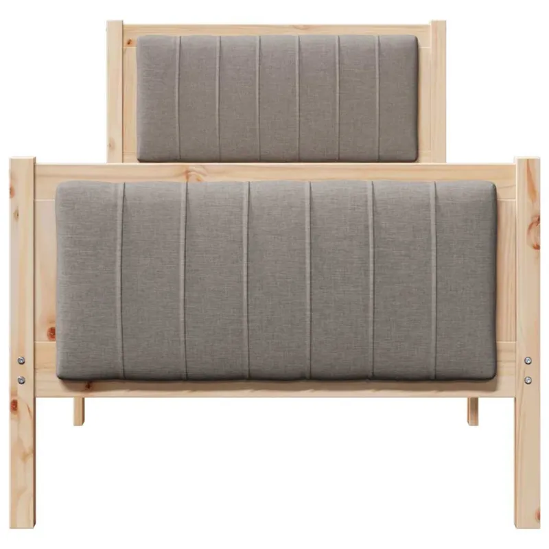 Lovos rėmas Ruda ir taupe 75 x 190 cm Pušies masyvas