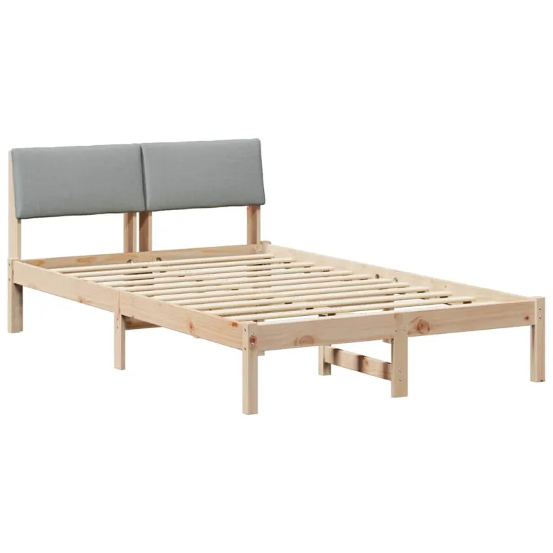 Lovos rėmas Ruda ir šviesiai pilka 120 x 200 cm Pušies masyvas