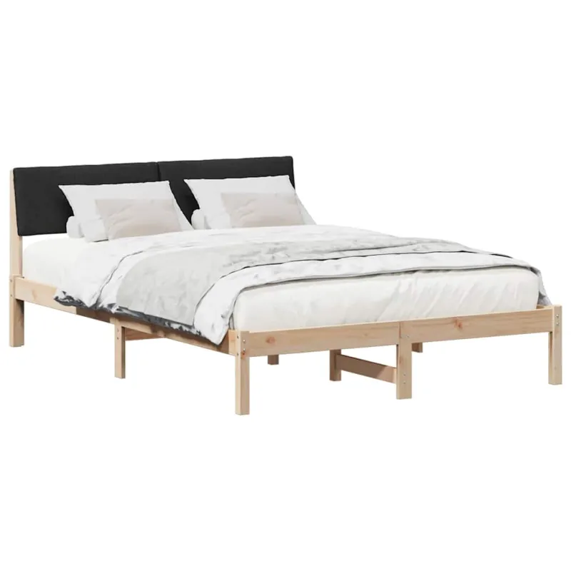 Lovos rėmas Ruda ir juoda 140 x 190 cm Pušies masyvas