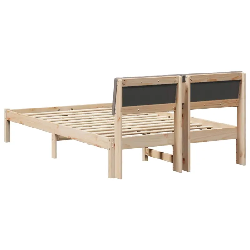 Lovos rėmas Ruda ir taupe 120 x 190 cm Pušies masyvas