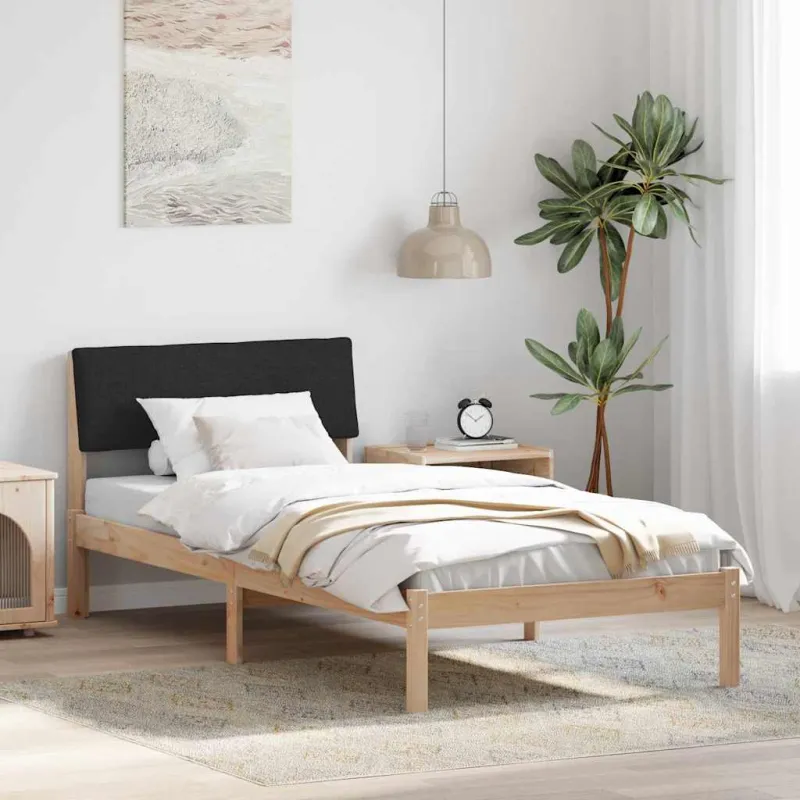 Lovos rėmas Ruda ir juoda 100 x 200 cm Pušies masyvas
