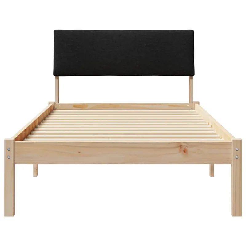 Lovos rėmas Ruda ir juoda 100 x 200 cm Pušies masyvas