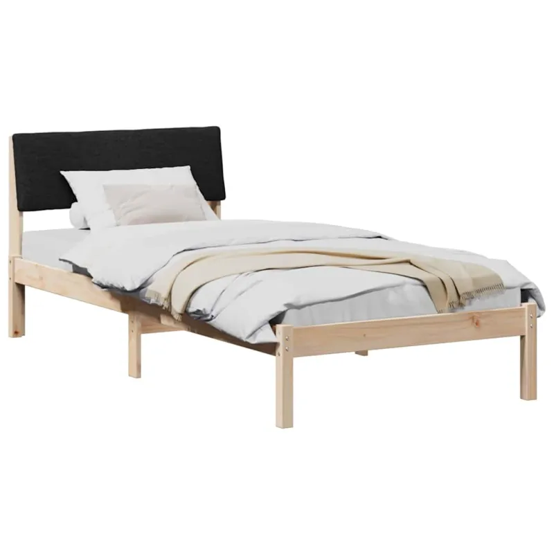 Lovos rėmas Ruda ir juoda 90 x 200 cm Pušies masyvas