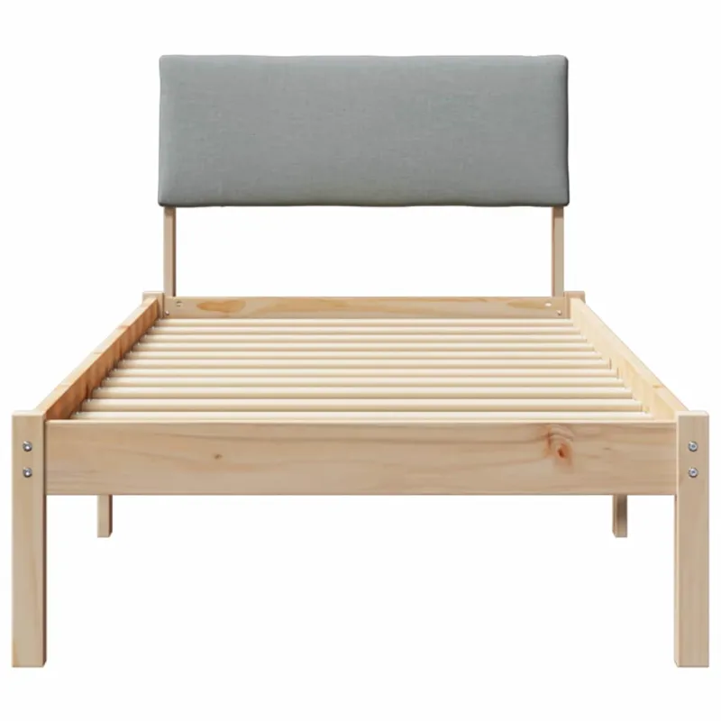 Lovos rėmas Ruda ir šviesiai pilka 80 x 200 cm Pušies masyvas