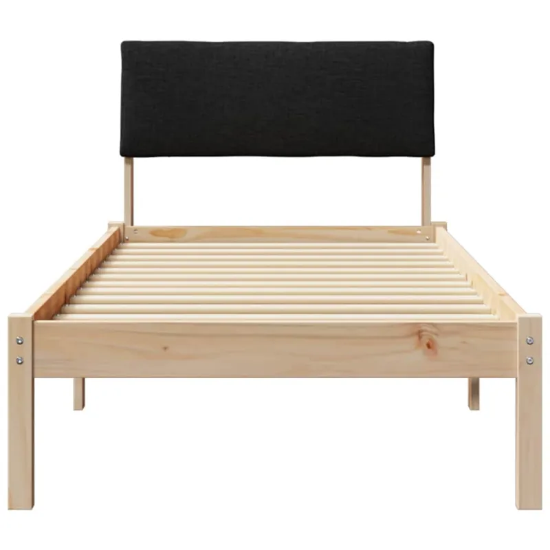 Lovos rėmas Ruda ir juoda 80 x 200 cm Pušies masyvas