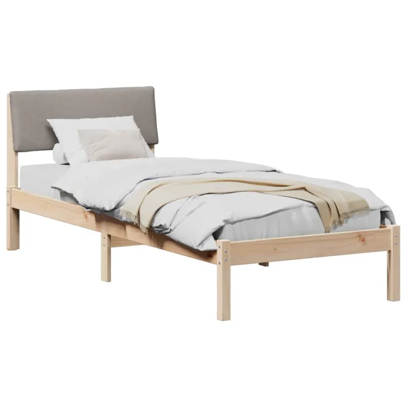 Lovos rėmas Ruda ir taupe 80 x 200 cm Pušies masyvas
