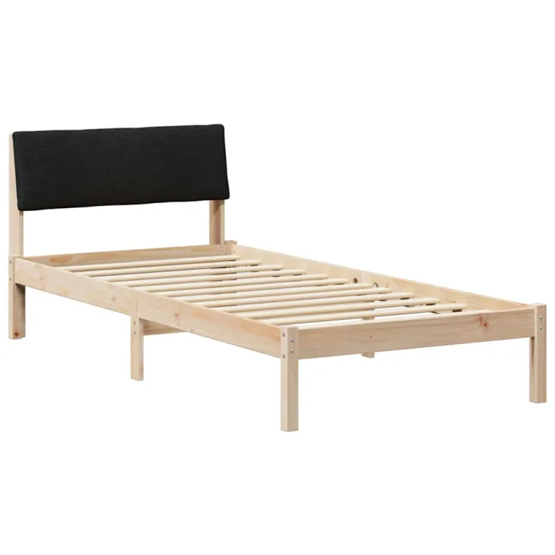 Lovos rėmas Ruda ir juoda 90 x 190 cm Pušies masyvas
