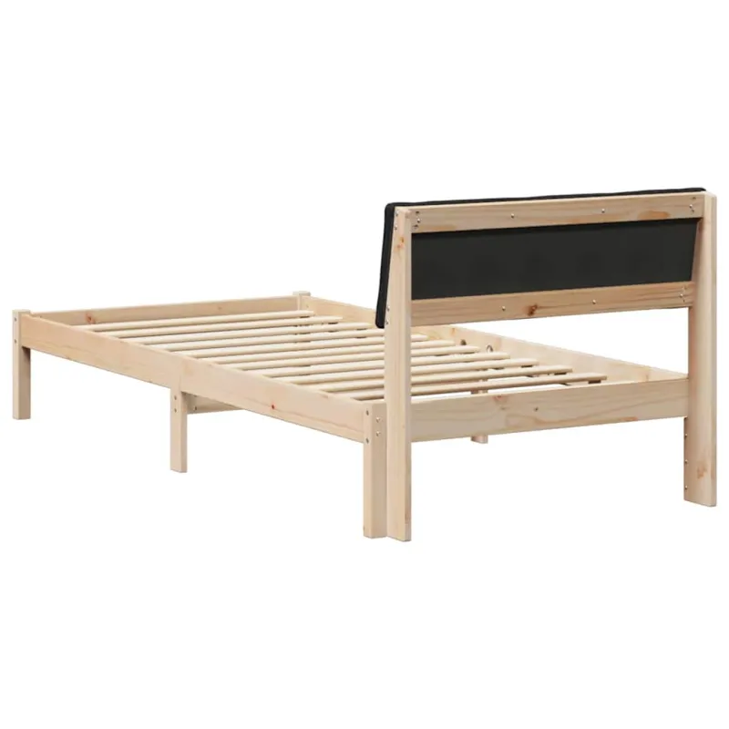 Lovos rėmas Ruda ir juoda 90 x 190 cm Pušies masyvas