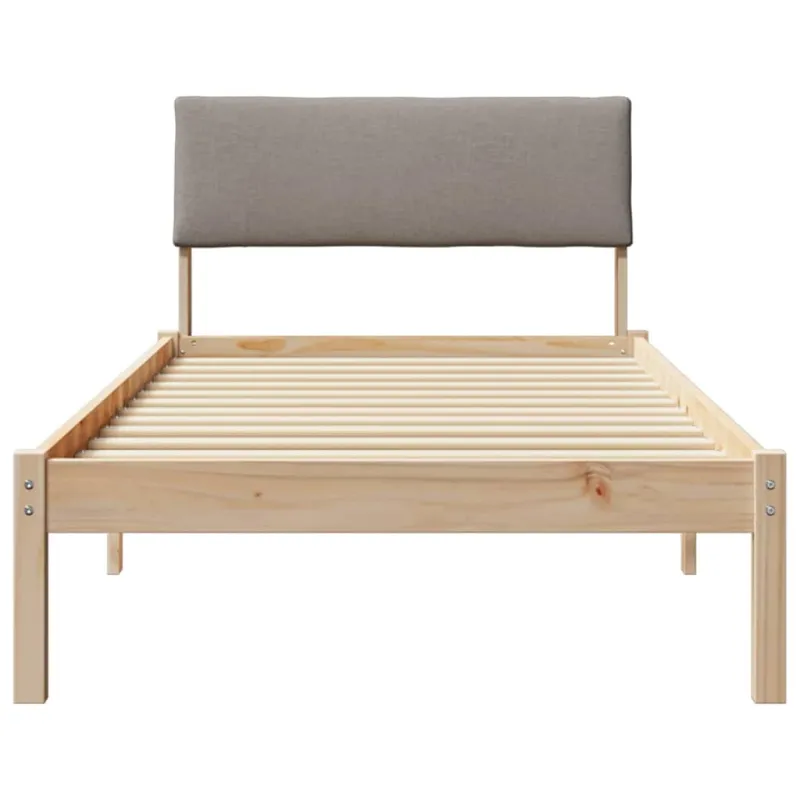Lovos rėmas Ruda ir taupe 90 x 190 cm Pušies masyvas
