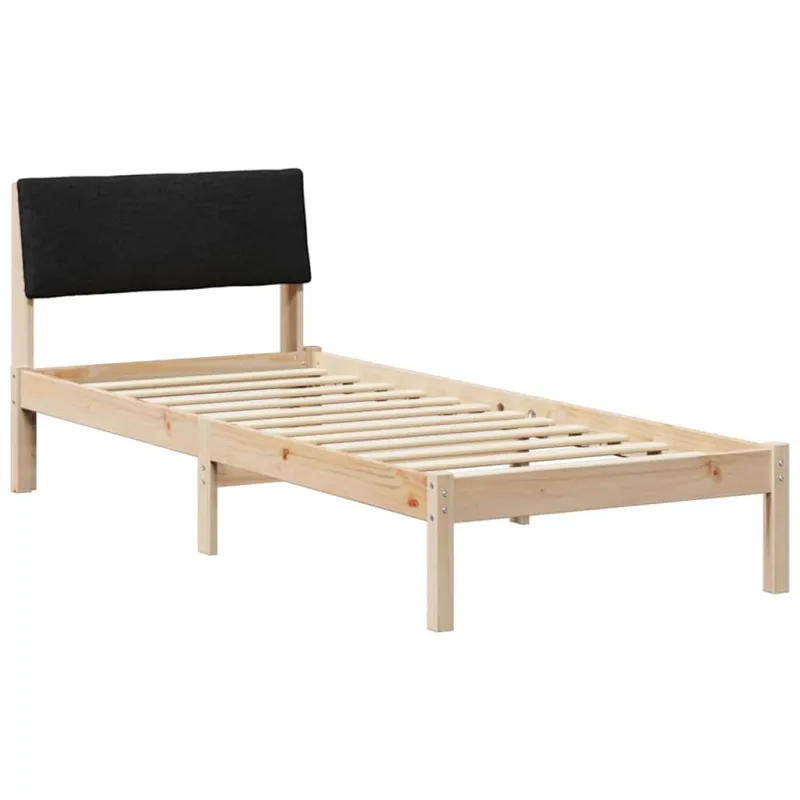 Lovos rėmas Ruda ir juoda 75 x 190 cm Pušies masyvas