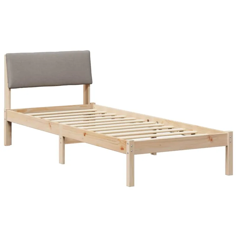 Lovos rėmas Ruda ir taupe 75 x 190 cm Pušies masyvas