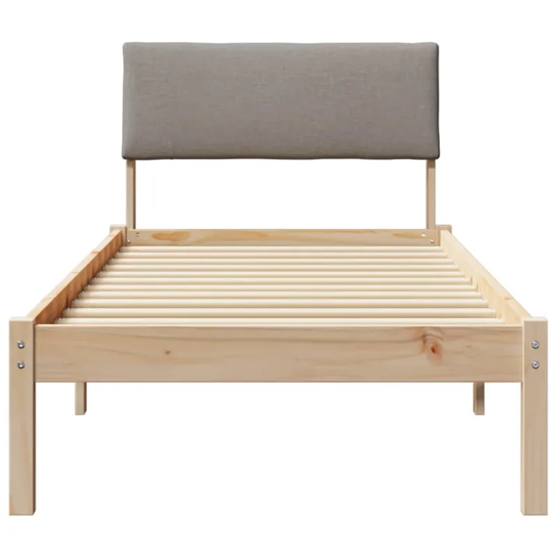 Lovos rėmas Ruda ir taupe 75 x 190 cm Pušies masyvas